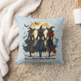 ヴィンテージ魔女は魔女のハロウィーンを持っている クッション