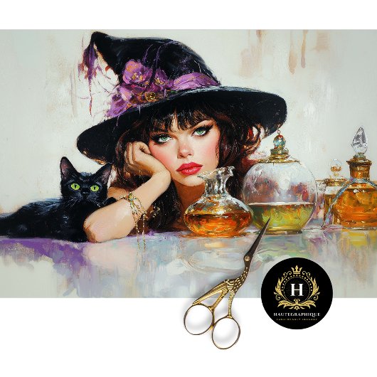 ヴィンテージ魔女ハロウィーンデクページ 薄葉紙