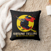 ヴィンテージ魔女占い – 神託を怪しむ クッション (ブランケット)