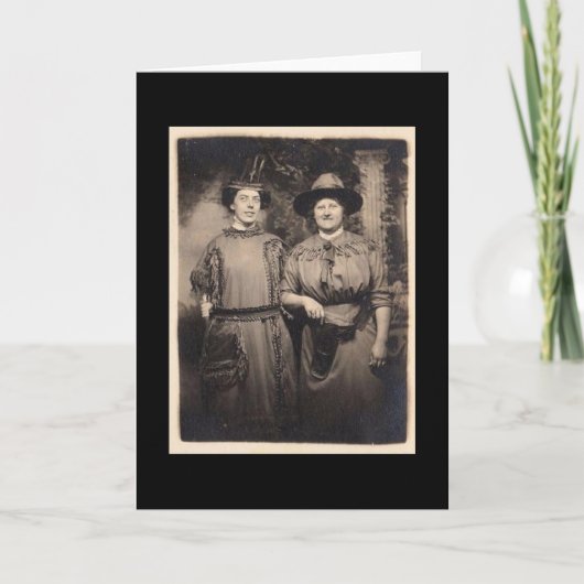 ヴィンテージ魔女 カード (正面)