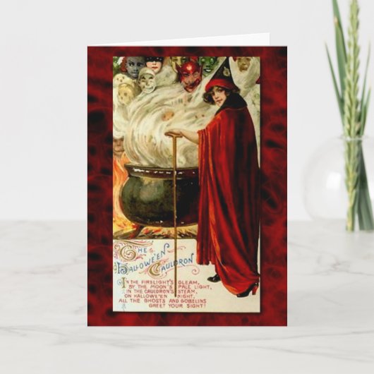 ヴィンテージ魔女 カード (正面)