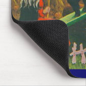 ヴィンテージ魔女&ジャック提灯遊時間 マウスパッド (コーナー)