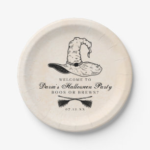 ヴィンテージ魔女 ペーパープレート