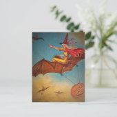 ヴィンテージ魔女 ポストカード (スタンド正面)