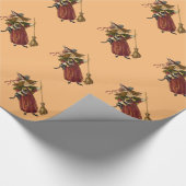 ヴィンテージ魔女 ラッピングペーパー (角)