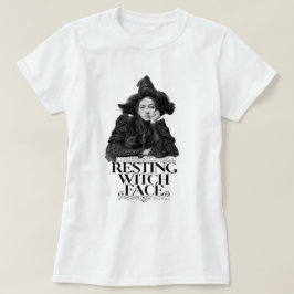 ヴィンテージ魔女"休息の魔女顔" Tシャツ