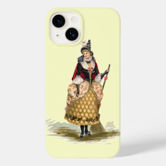 ヴィンテージ魔女 Case-Mate iPhoneケース (裏面)
