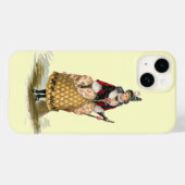 ヴィンテージ魔女 Case-Mate iPhoneケース (裏面 (横))