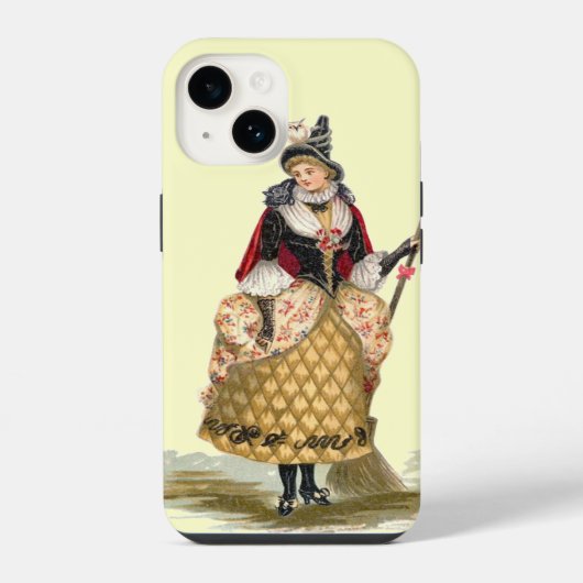 ヴィンテージ魔女 iPhoneケース (裏面)