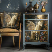 ヴィンテージ魔法のペガサス幼児部屋の妖精 クッション