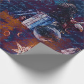 ヴィンテージ魔法の呪文キャスティング ラッピングペーパー (角)