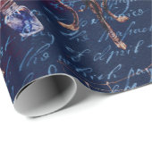 ヴィンテージ魔法の呪文キャスティング ラッピングペーパー (ロールコーナー)