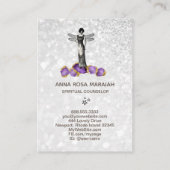 *~*ヴィンテージ魔法の妖精アメジスト宝石広場  名刺 (裏面)