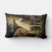 ヴィンテージ魔法の童話ペガサスフォレストユニコーン ランバークッション (裏面)