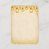 ヴィンテージ魔法アップルの目の赤ちゃんシャワー エンクロージャーカード (裏面)