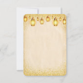 ヴィンテージ魔法アップルの目の赤ちゃんシャワー サンキューカード (裏面)