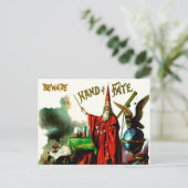 ヴィンテージ魔法ウィザードメルリンフェイトリトラベルアート ポストカード (スタンド正面)