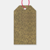 ヴィンテージ魔法クリスマスプレゼントラベル ギフトタグ (裏面)