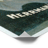 ヴィンテージ魔法ポスターアート女性と月 ポスター (角)