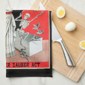 ヴィンテージ魔法ポスターザ素晴らしオリジナルベンアリ キッチンタオル (四つ折り)