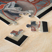 ヴィンテージ魔法ポスターマジシャンハリーウディニ ジグソーパズル (側面)