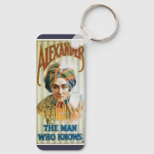 ヴィンテージ魔法ポスター、アレクサンダー、知り合い キーホルダー (裏面)