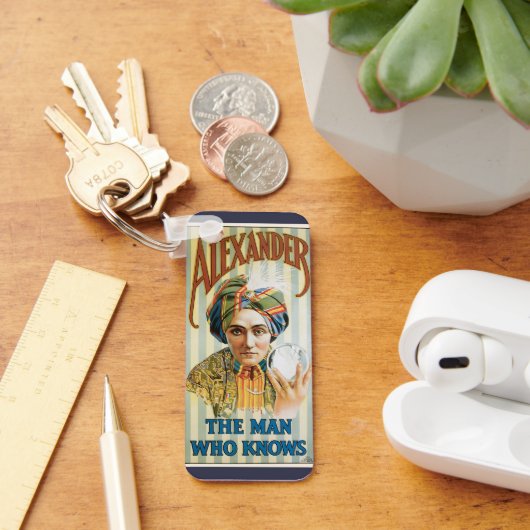 ヴィンテージ魔法ポスター、アレクサンダー、知り合い キーホルダー (デスク)