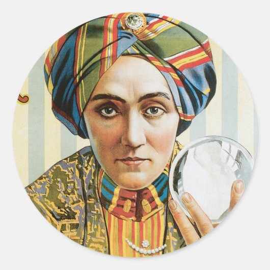 ヴィンテージ魔法ポスター、アレクサンダー、知り合い ラウンドシール (正面)