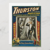 ヴィンテージ魔法ポスター、ザ・マジシャン素晴らしサーストン (正面/裏面)