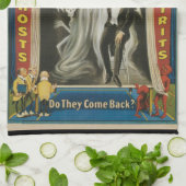 ヴィンテージ魔法ポスター、ザ・マジシャン素晴らしサーストン キッチンタオル (折り畳み)