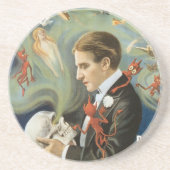 ヴィンテージ魔法ポスター、ザ・マジシャン素晴らしサーストン コースター (正面)