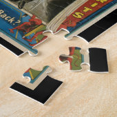 ヴィンテージ魔法ポスター、ザ・マジシャン素晴らしサーストン ジグソーパズル (側面)