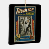 ヴィンテージ魔法ポスター、ザ・マジシャン素晴らしサーストン セラミックオーナメント (右)