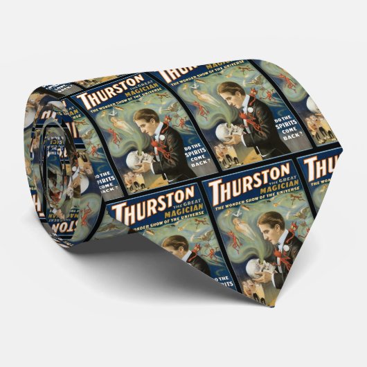 ヴィンテージ魔法ポスター、ザ・マジシャン素晴らしサーストン ネクタイ (ロール)