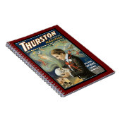 ヴィンテージ魔法ポスター、ザ・マジシャン素晴らしサーストン ノートブック (右側)