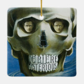 ヴィンテージ魔法ポスター、デビエール謎 セラミックオーナメント (裏面)