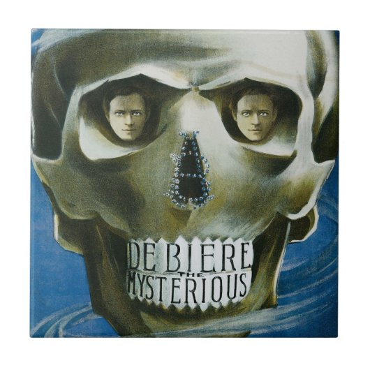 ヴィンテージ魔法ポスター、デビエール謎 タイル (正面)