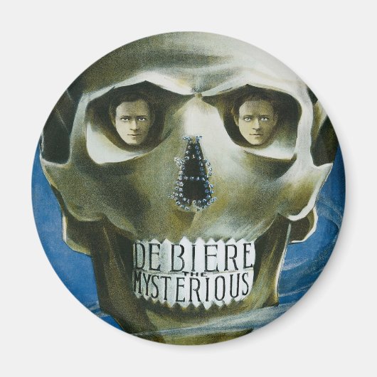 ヴィンテージ魔法ポスター、デビエール謎 マグネット (正面)