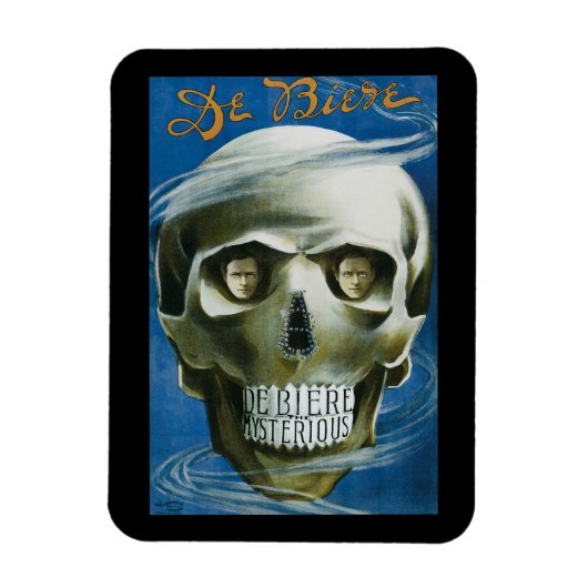 ヴィンテージ魔法ポスター、デビエール謎 マグネット (縦)