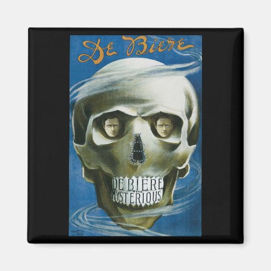 ヴィンテージ魔法ポスター、デビエール謎 マグネット (正面)