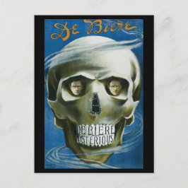 ヴィンテージ魔法ポスター・ド・ビエール・ザ・ミステリアス ポストカード
