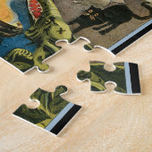 ヴィンテージ魔法ポスター、ブラシ、King of Wizards ジグソーパズル (側面)