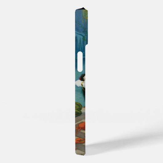 ヴィンテージ魔法ポスター、マジシャンハリーケラー Case-Mate iPhoneケース (裏面 / 右)