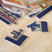 ヴィンテージ魔法ポスター、マジシャン素晴らし・カーター ジグソーパズル (側面)