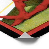 ヴィンテージ魔法ポスター、マジシャン素晴らし・カーター ポスター (角)