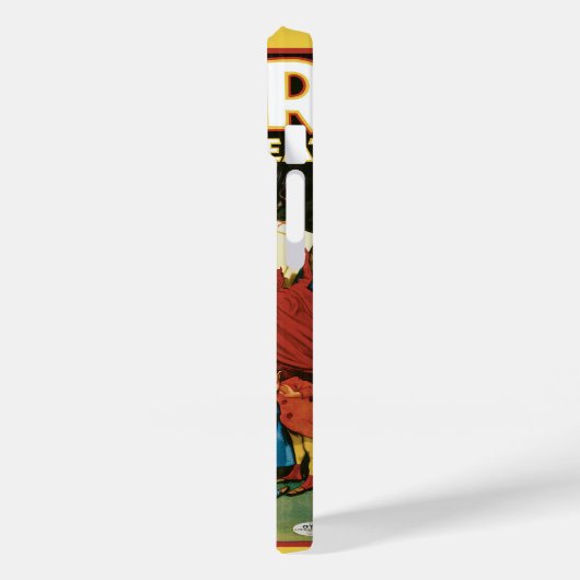 ヴィンテージ魔法ポスター、マジシャン素晴らし・カーター Case-Mate iPhoneケース (裏面 / 左)