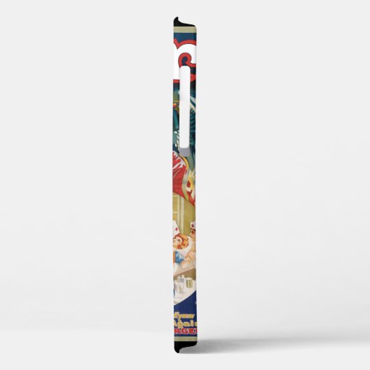 ヴィンテージ魔法ポスター、マジシャン素晴らし・カーター Case-Mate iPhoneケース (裏面 / 左)