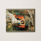 ヴィンテージ魔法ポスター、マジシャン・フレデリック・バンクロフト ジグソーパズル (横)