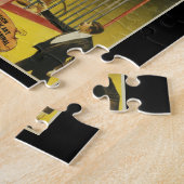 ヴィンテージ魔法ポスター、マジシャンBancroft and Lion ジグソーパズル (側面)