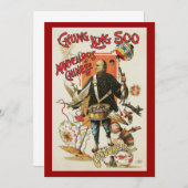 ヴィンテージ魔法ポスター、マジシャンChung Ling Soo (正面/裏面)